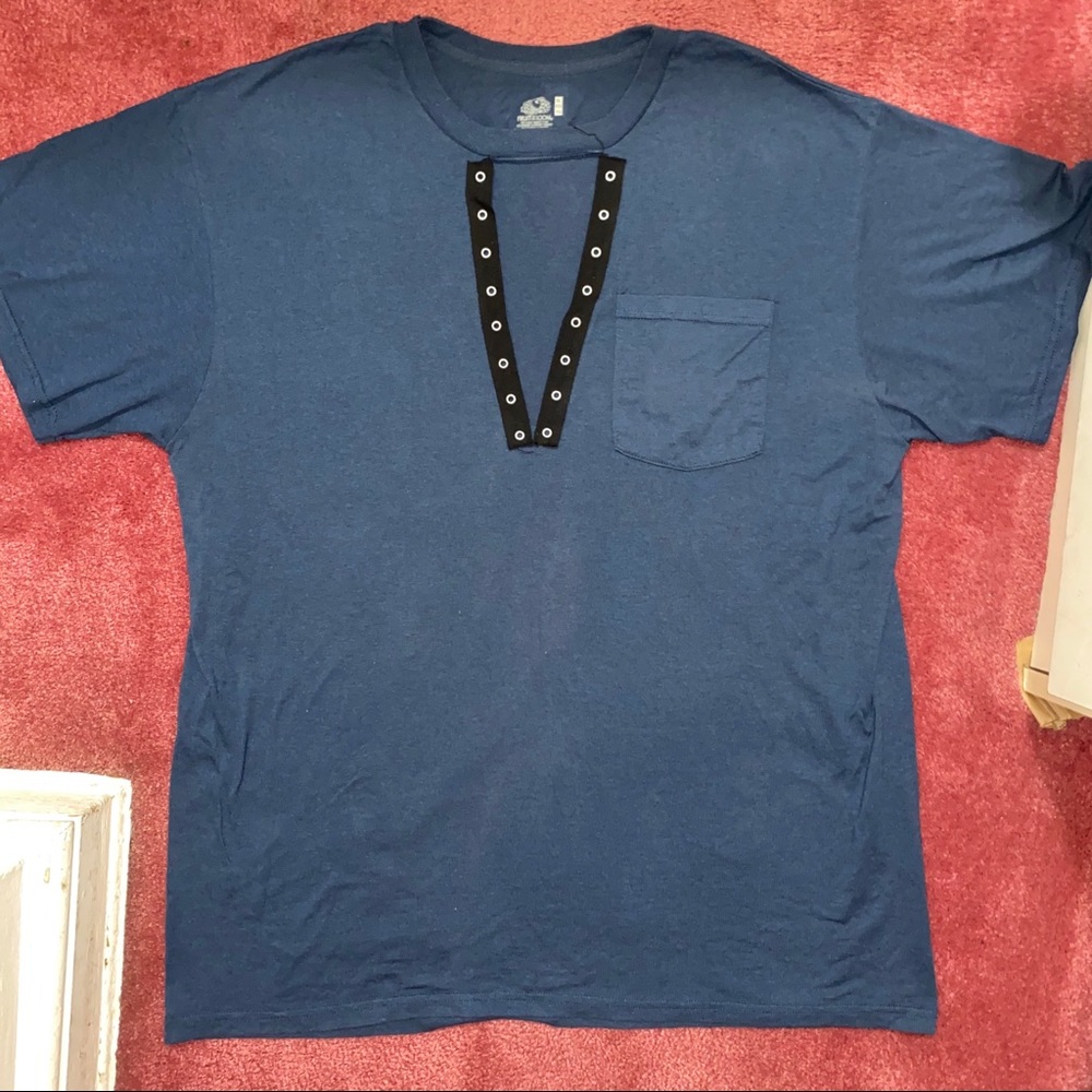 Vintage Lace Up T-Shirt Dress